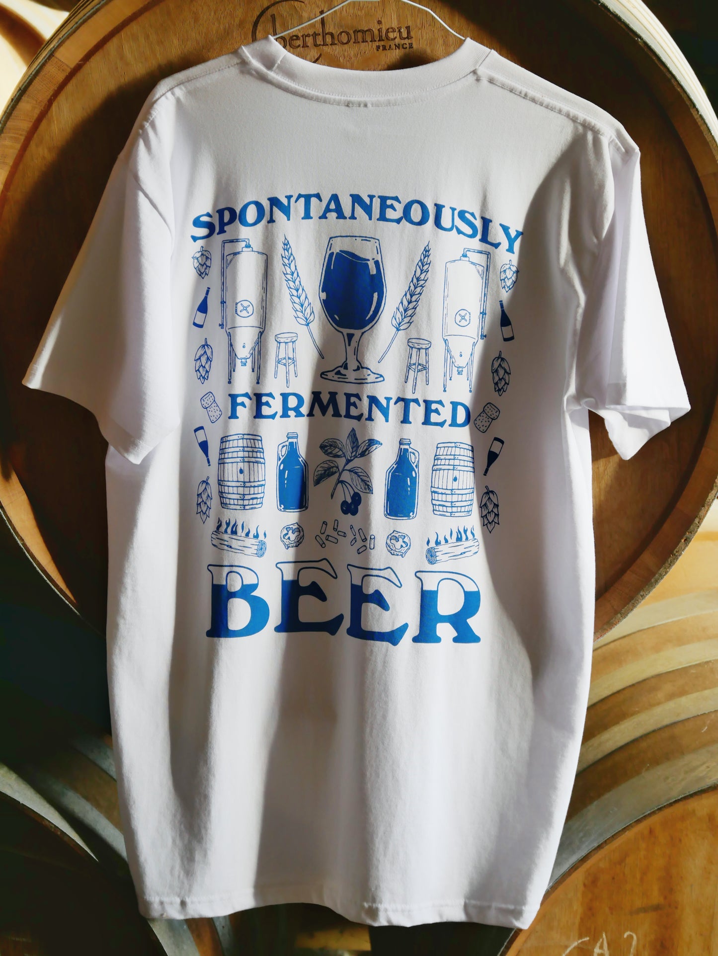 Classic Tee - White/Blue