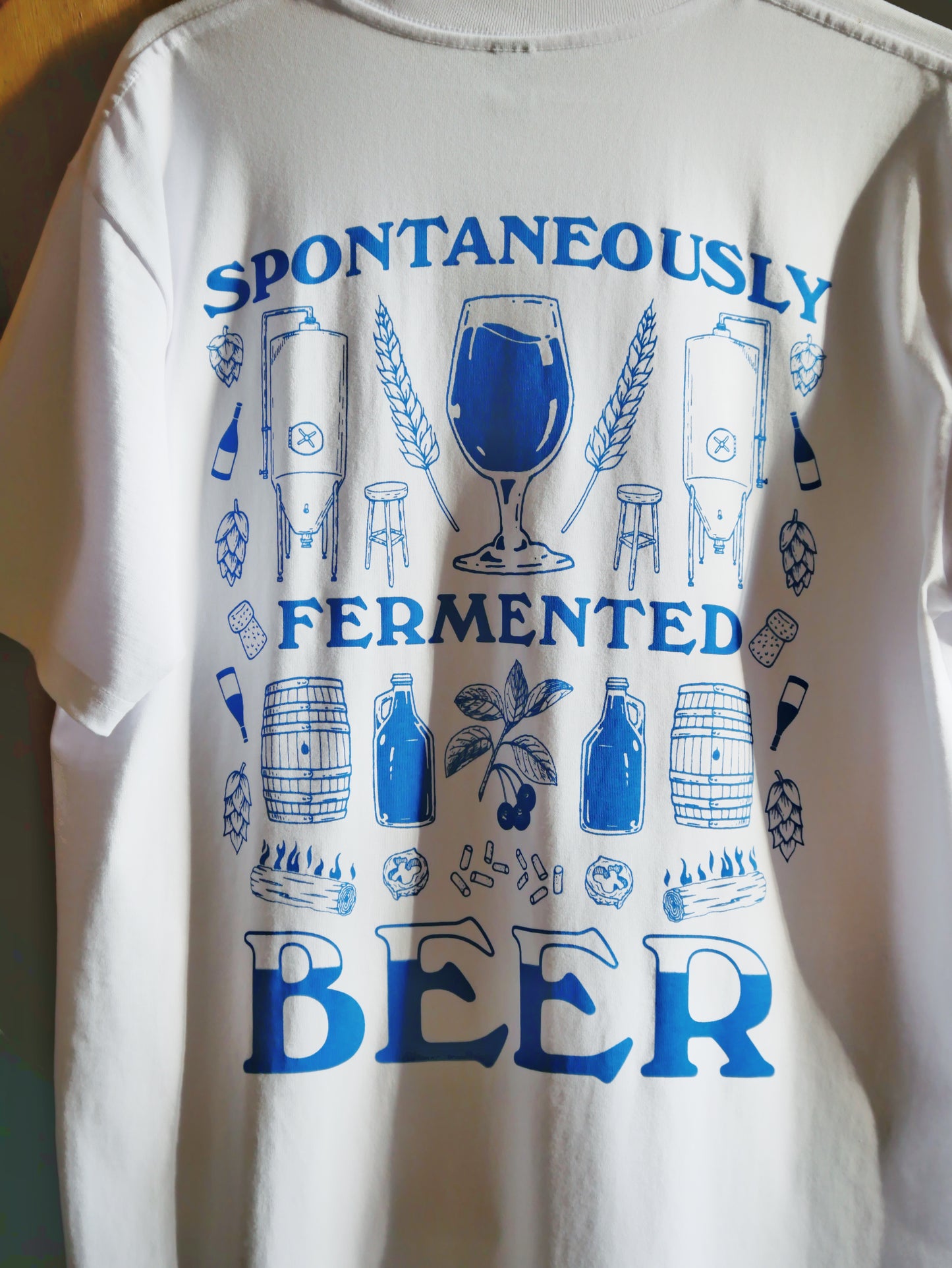 Classic Tee - White/Blue