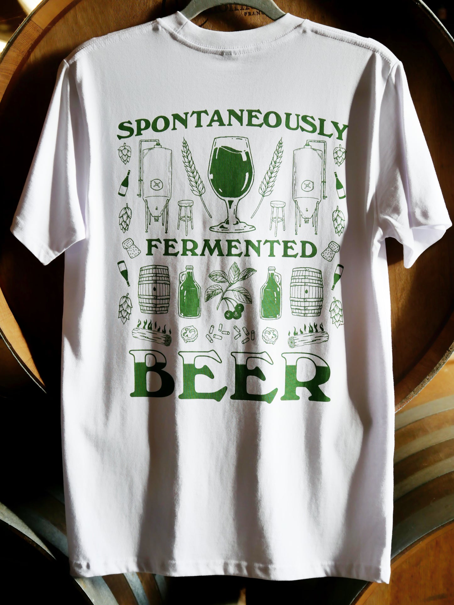 Classic Tee - White/Green